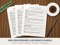 New Grad Resume Template Bundle