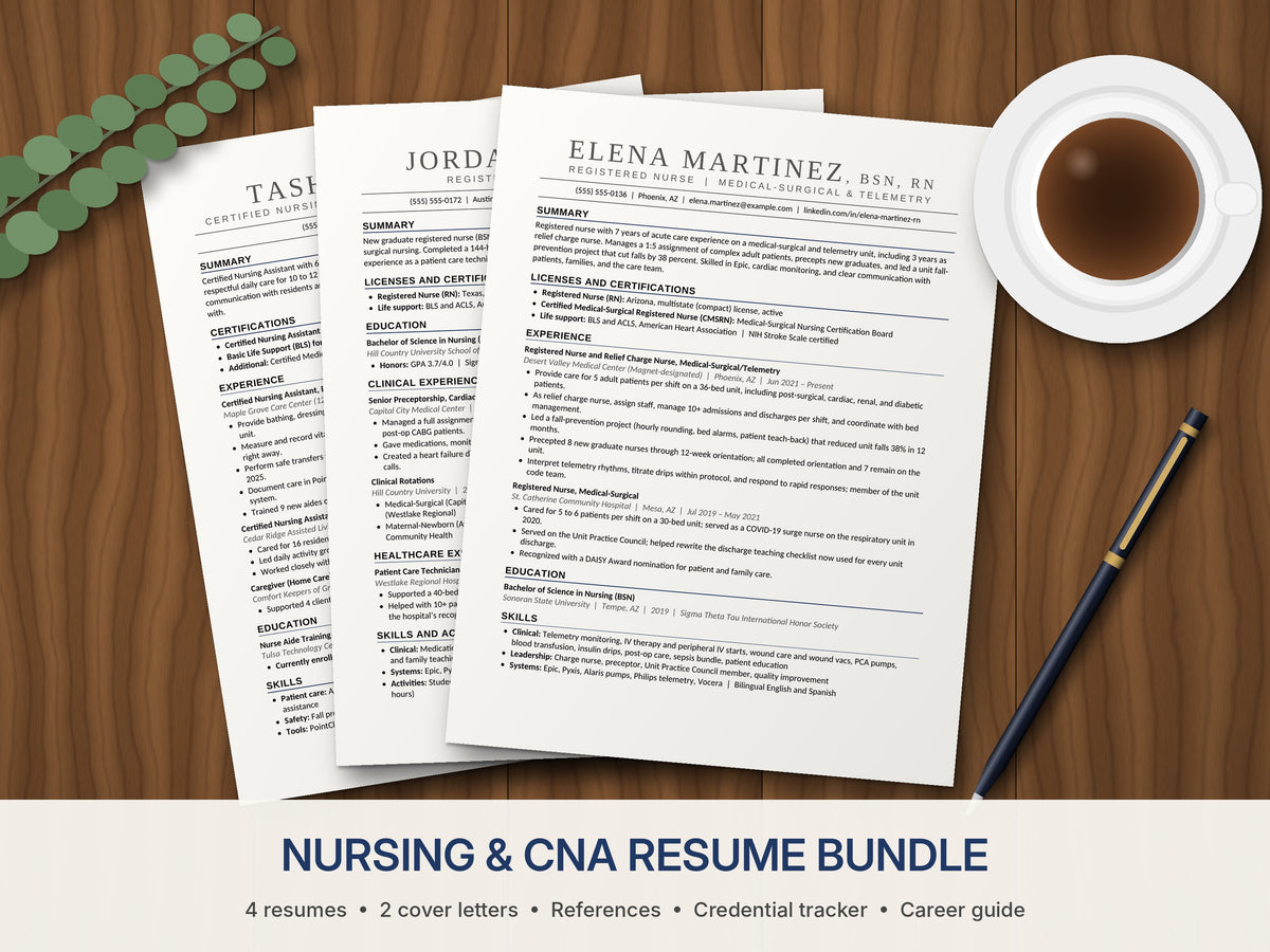 Nurse Resume Bundle