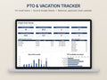 PTO Tracker for 30 Employees – Excel and Google Sheets Leave Calendar