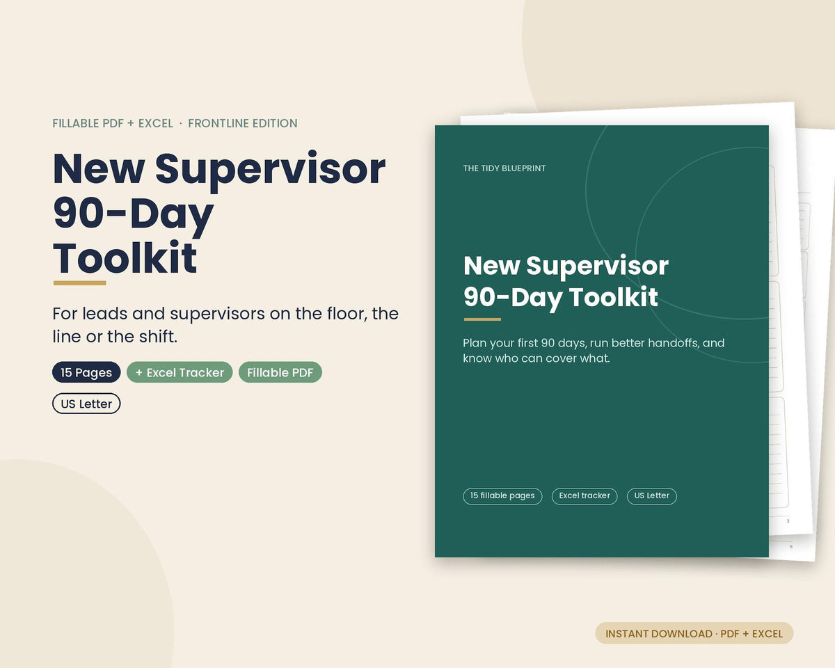 New Supervisor 90-Day Toolkit