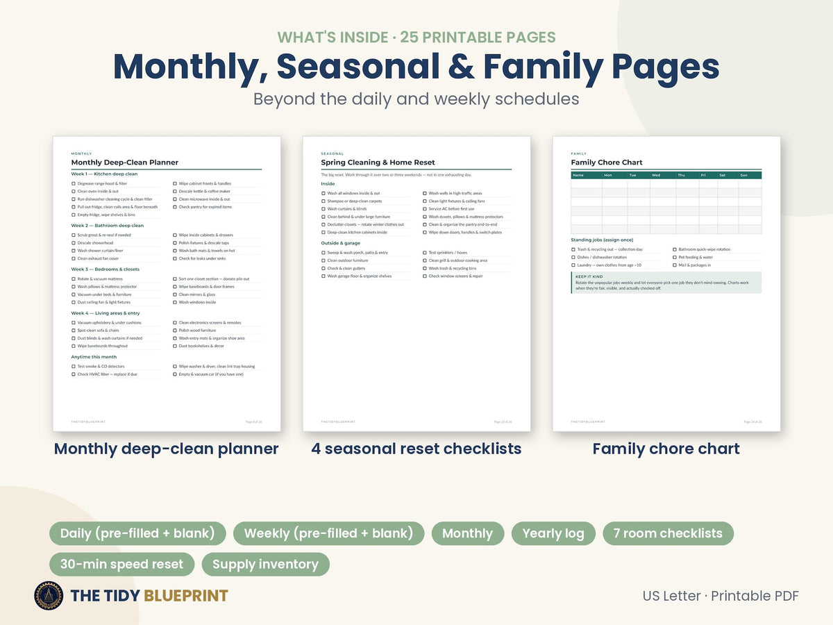 Cleaning Schedule System