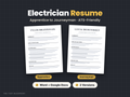 Electrician Resume Template