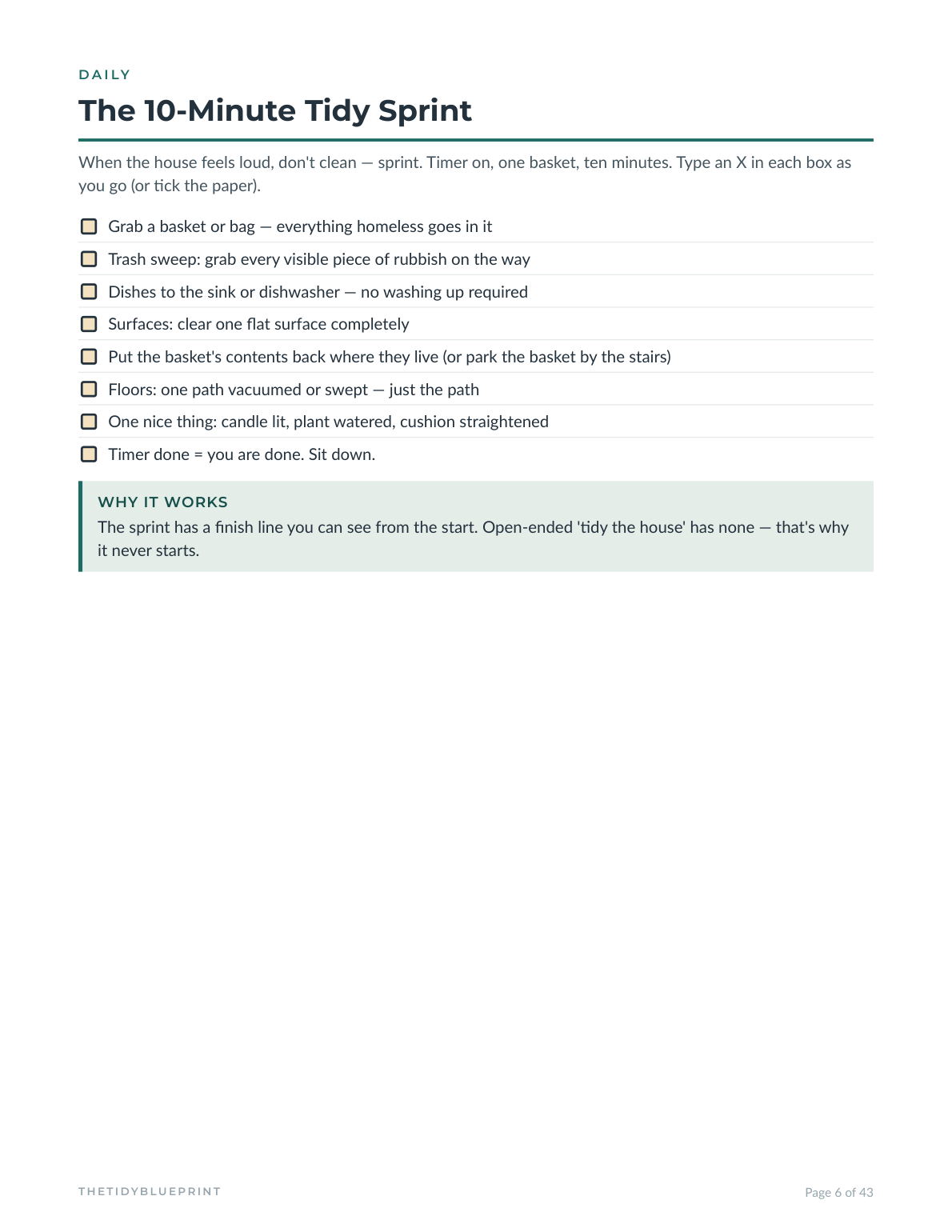 ADHD-Friendly Home Planner