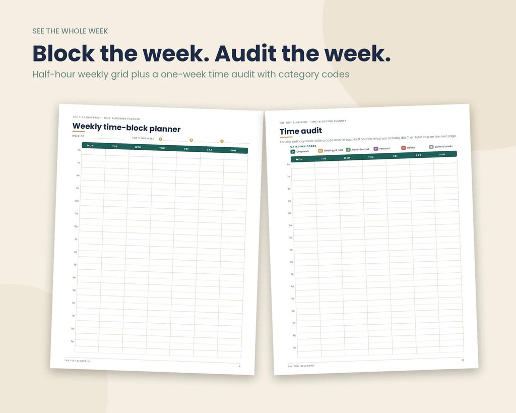 Time Blocking Planner