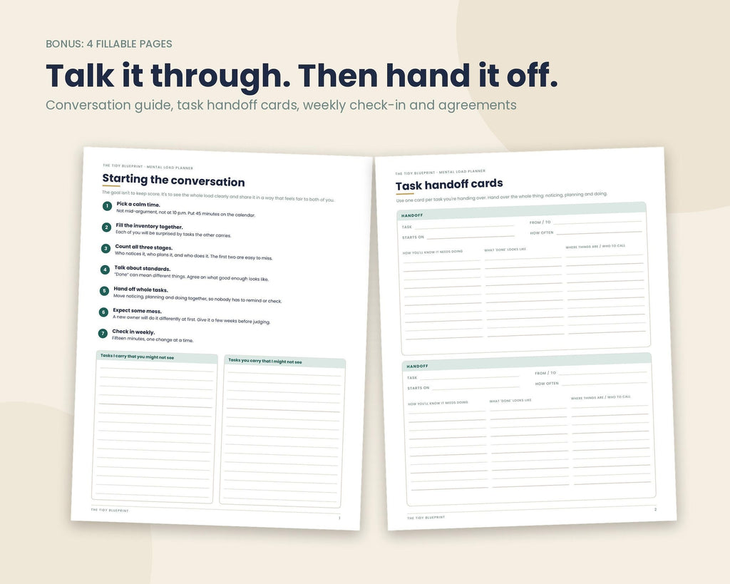 Mental Load Planner