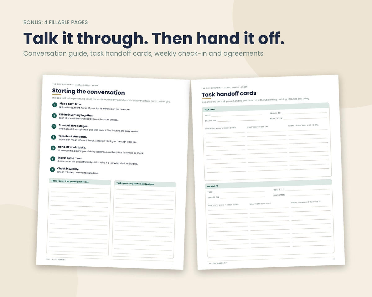 Mental Load Planner