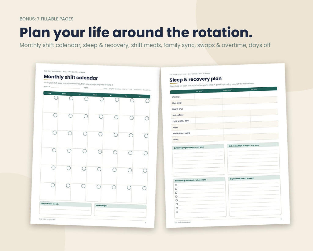 Rotating Shift Planner