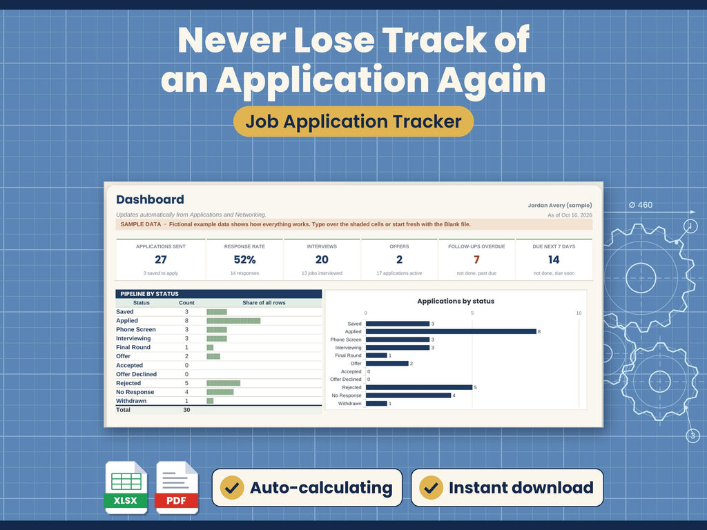 Job Application Tracker Spreadsheet